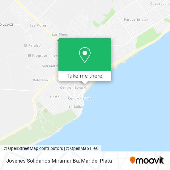 Jovenes Solidarios Miramar Ba map