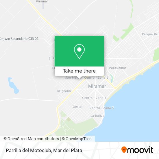 Mapa de Parrilla del Motoclub
