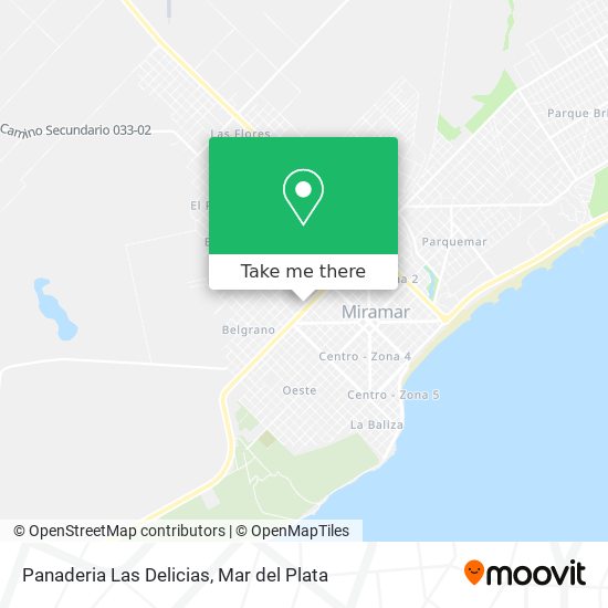 Mapa de Panaderia Las Delicias