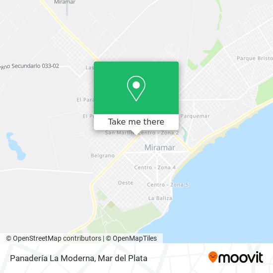 Panadería La Moderna map