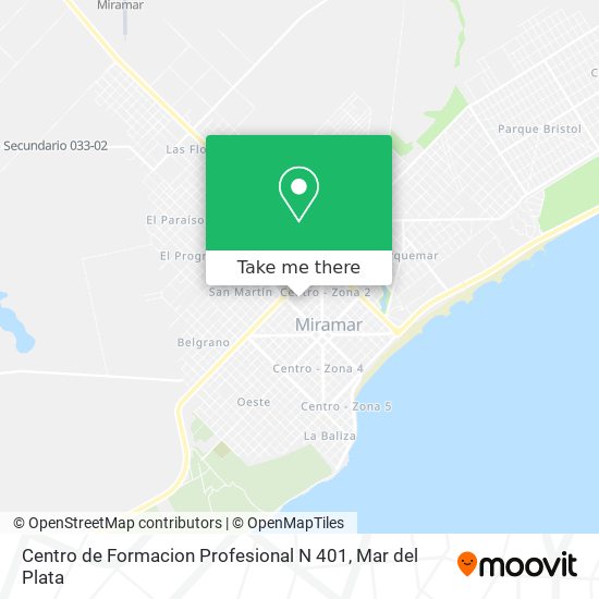 Centro de Formacion Profesional N 401 map