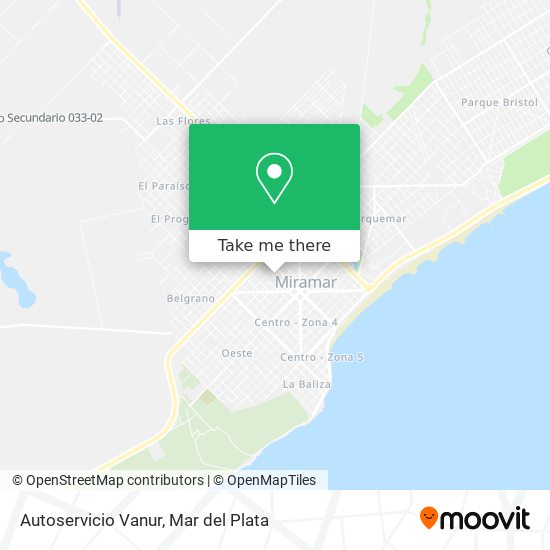 Mapa de Autoservicio Vanur