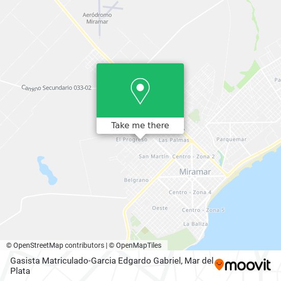 Gasista Matriculado-Garcia Edgardo Gabriel map