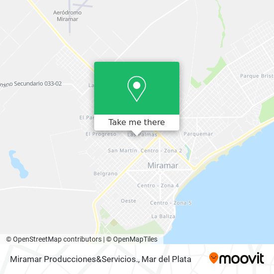 Mapa de Miramar Producciones&Servicios.