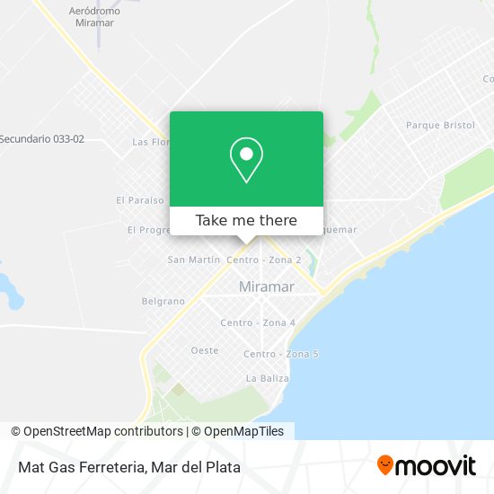 Mat Gas Ferreteria map