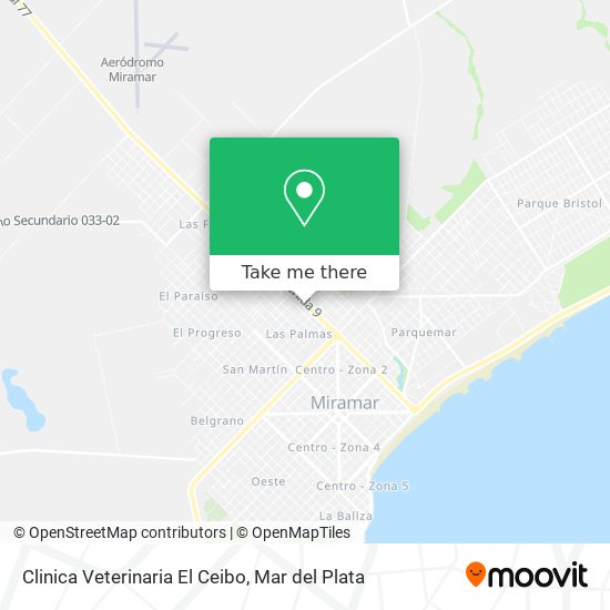 Mapa de Clinica Veterinaria El Ceibo