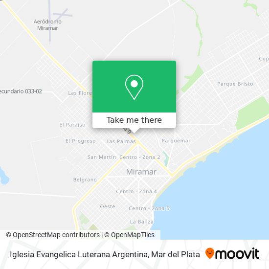 Iglesia Evangelica Luterana Argentina map