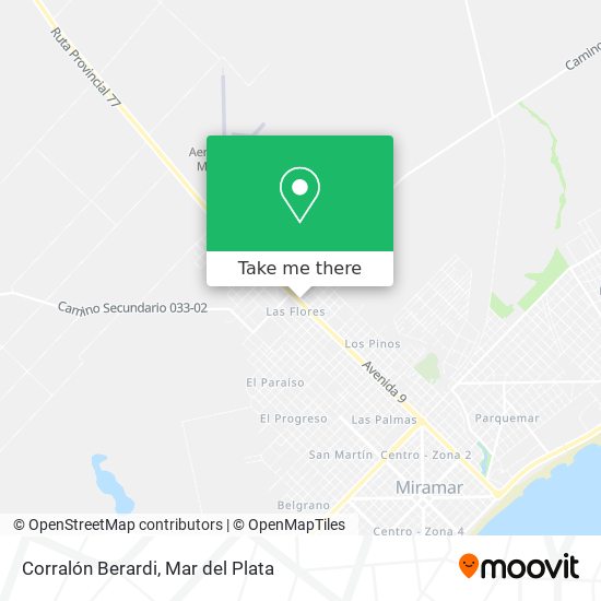 Mapa de Corralón Berardi