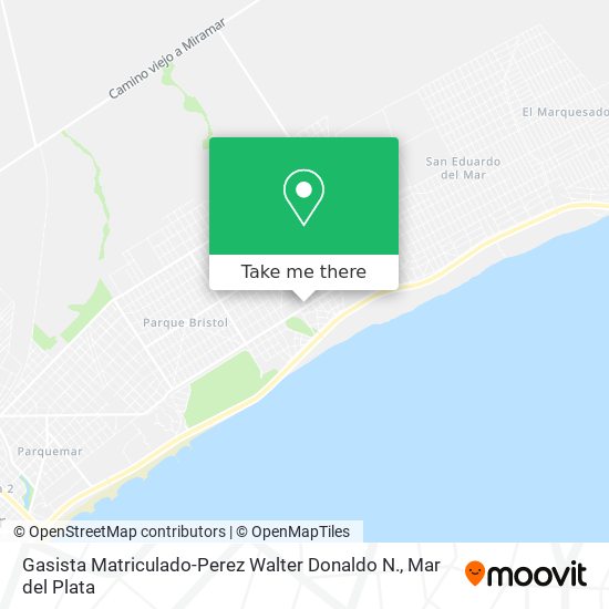 Mapa de Gasista Matriculado-Perez Walter Donaldo N.