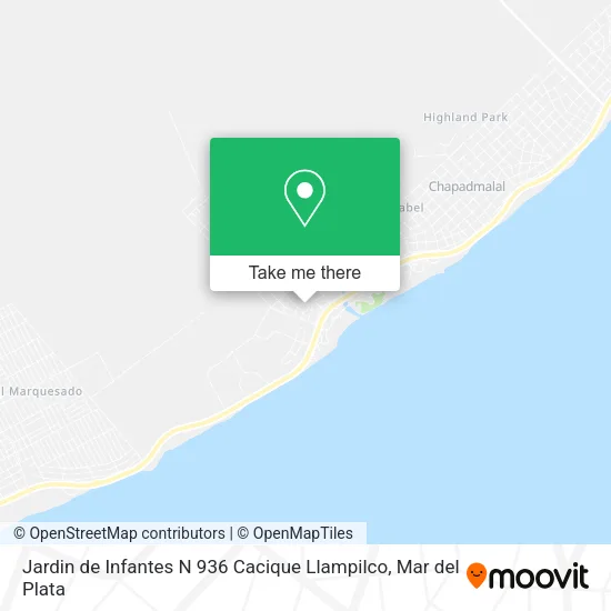 Jardin de Infantes N 936 Cacique Llampilco map