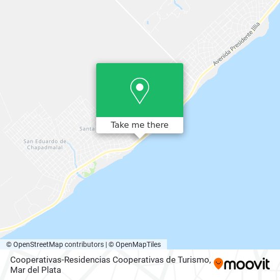 Mapa de Cooperativas-Residencias Cooperativas de Turismo