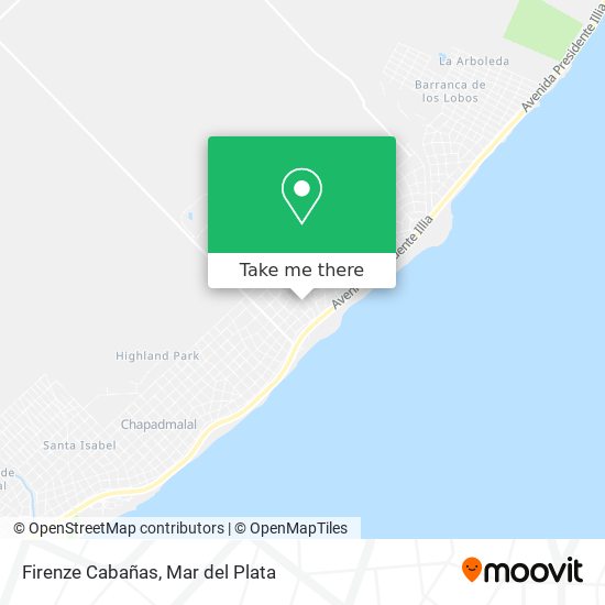 Firenze Cabañas map