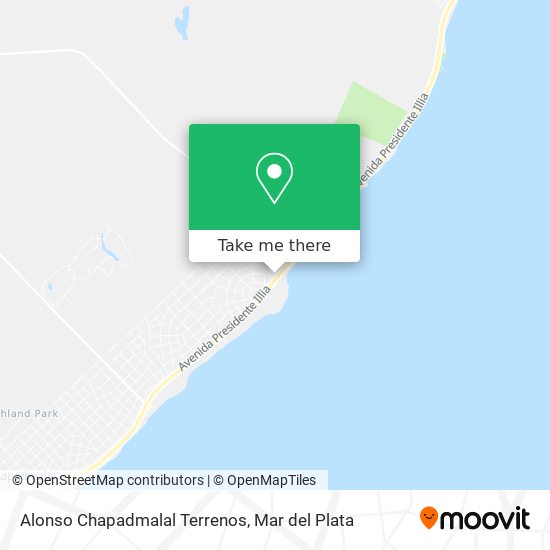 Alonso Chapadmalal Terrenos map