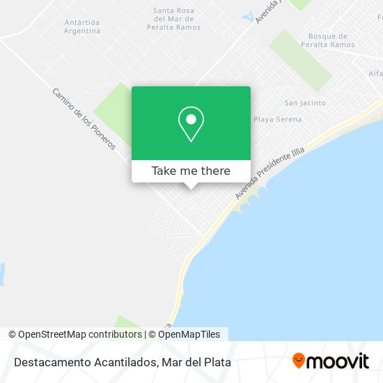 Destacamento Acantilados map