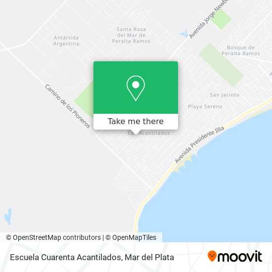 Mapa de Escuela Cuarenta Acantilados