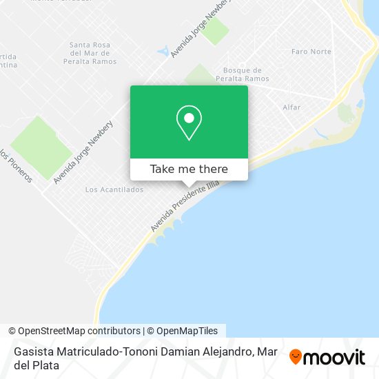 Gasista Matriculado-Tononi Damian Alejandro map