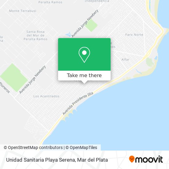 Unidad Sanitaria Playa Serena map