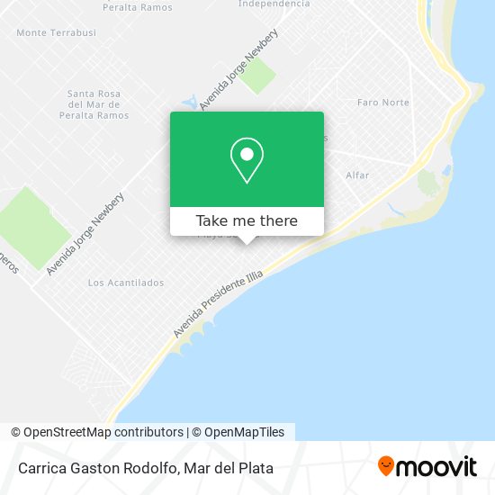 Carrica Gaston Rodolfo map