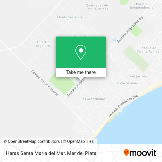 Haras Santa Maria del Mar map