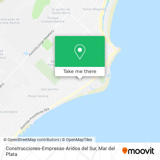 Construcciones-Empresas-Aridos del Sur map