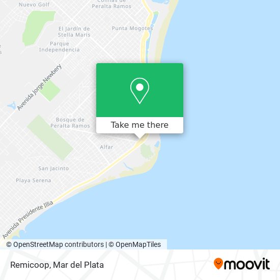 Mapa de Remicoop