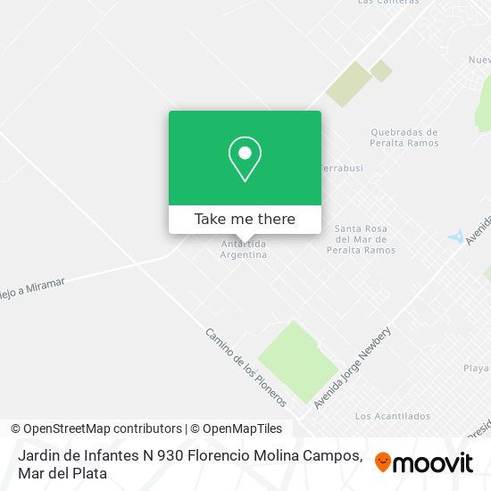 Mapa de Jardin de Infantes N 930 Florencio Molina Campos