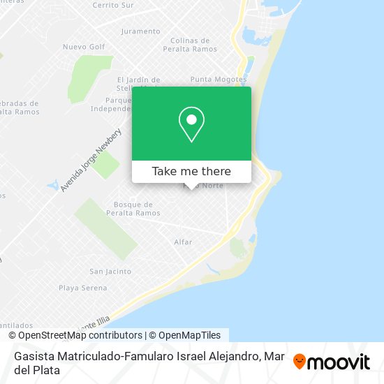 Gasista Matriculado-Famularo Israel Alejandro map