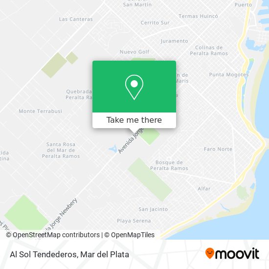 Mapa de Al Sol Tendederos