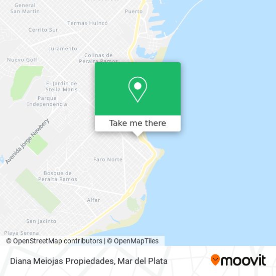 Diana Meiojas Propiedades map