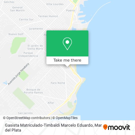 Gasista Matriculado-Timbaldi Marcelo Eduardo map