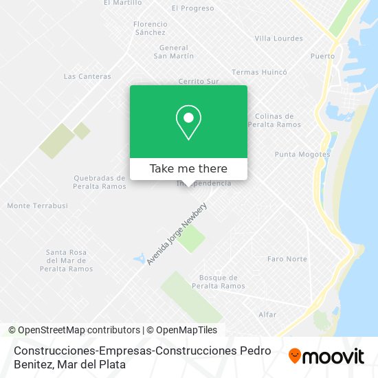 Mapa de Construcciones-Empresas-Construcciones Pedro Benitez