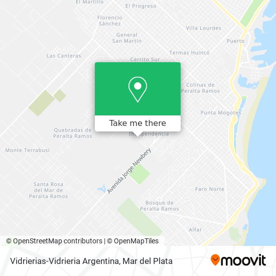 Vidrierias-Vidrieria Argentina map