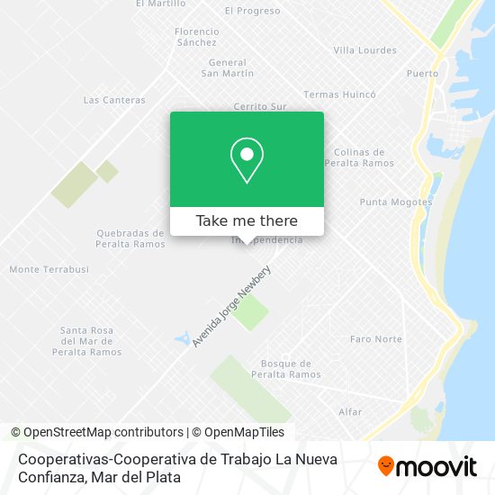 Cooperativas-Cooperativa de Trabajo La Nueva Confianza map