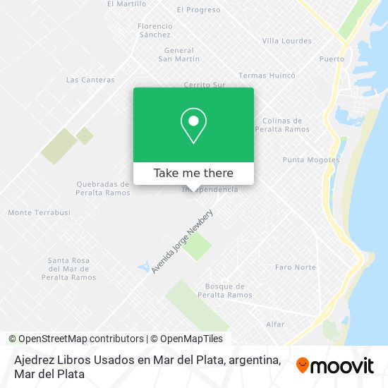 Ajedrez Libros Usados en Mar del Plata, argentina map