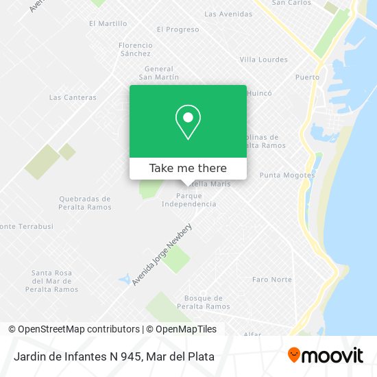 Jardin de Infantes N 945 map