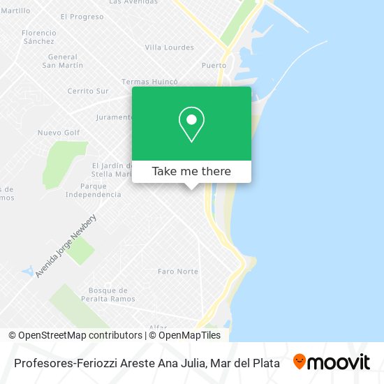Profesores-Feriozzi Areste Ana Julia map