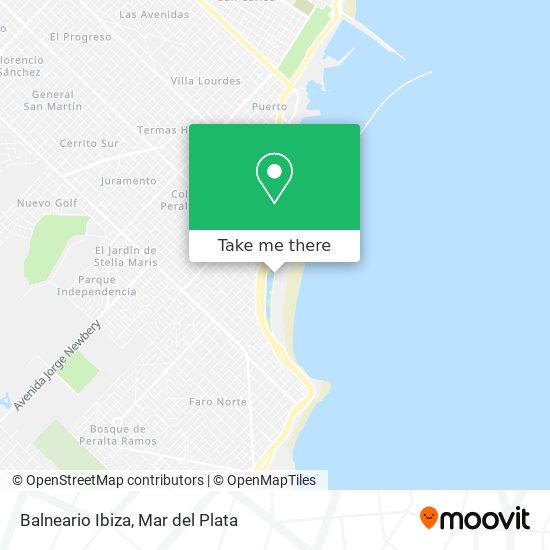Mapa de Balneario Ibiza
