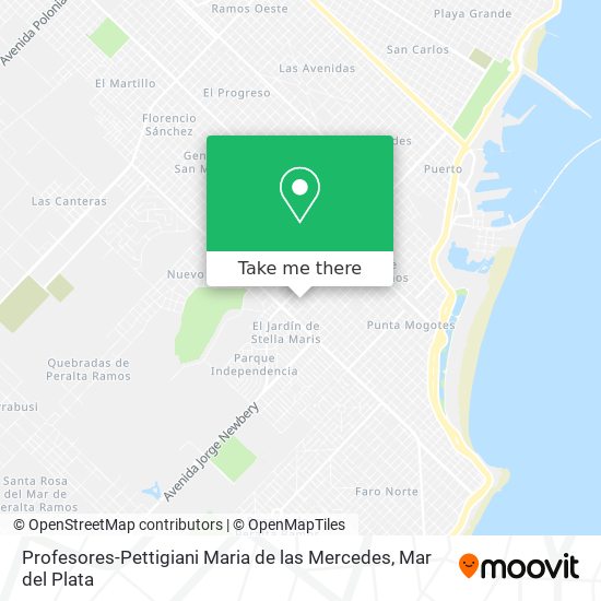 Mapa de Profesores-Pettigiani Maria de las Mercedes