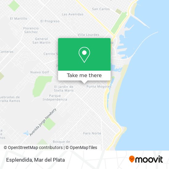 Mapa de Esplendida
