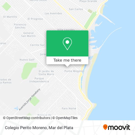Colegio Perito Moreno map