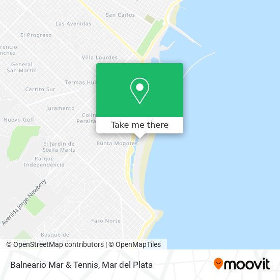 Balneario Mar & Tennis map