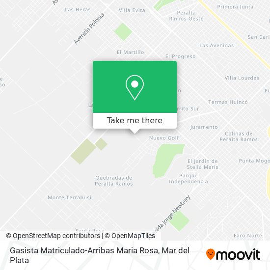 Gasista Matriculado-Arribas Maria Rosa map