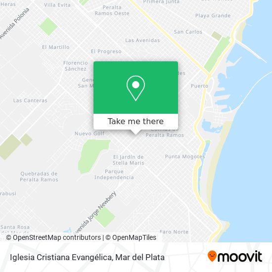 Mapa de Iglesia Cristiana Evangélica