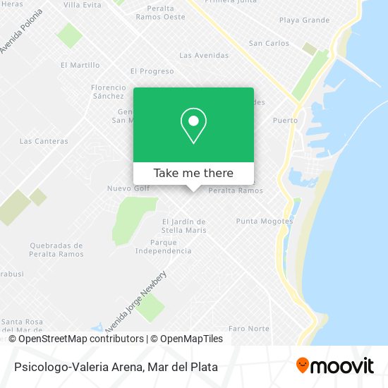 Psicologo-Valeria Arena map