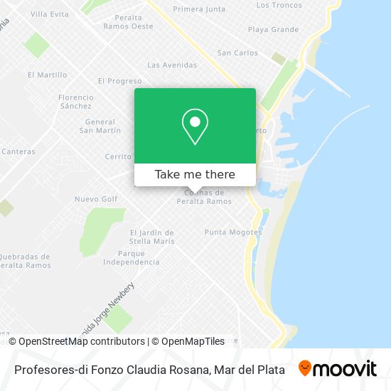 Profesores-di Fonzo Claudia Rosana map