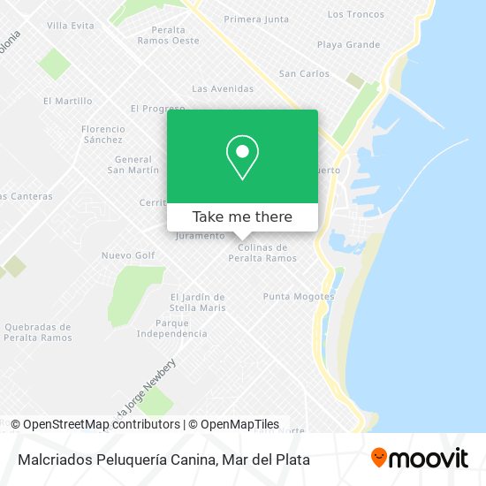 Malcriados Peluquería Canina map