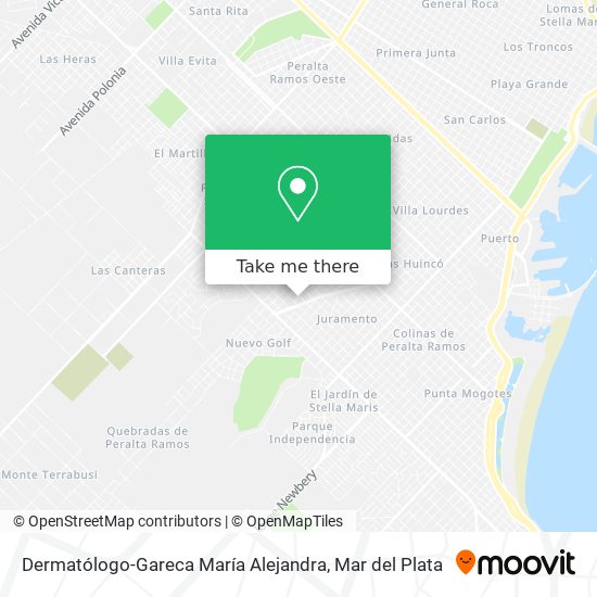 Dermatólogo-Gareca María Alejandra map