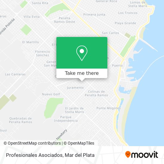 Profesionales Asociados map