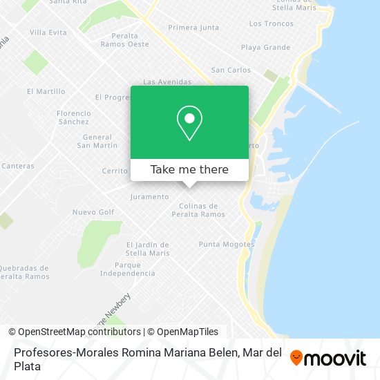 Profesores-Morales Romina Mariana Belen map