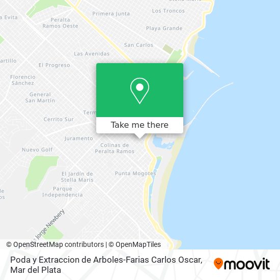 Poda y Extraccion de Arboles-Farias Carlos Oscar map